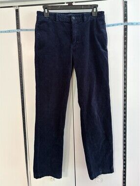 Boy's Corduroy Pants Polo Ralph Lauren Size 16 Navy Straight Leg
